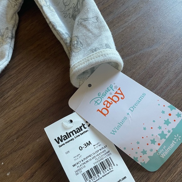 NWT Disney Baby Mickey Mouse Pajamas 0-3 Months - Picture 3 of 4